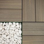 Vylepšené WPC dřevo (dřevoplast) na stánku firmy Timbermax