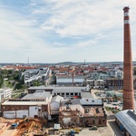 Pohled jihozápadní letecký. Foto: Petr Polák