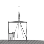 Moderní kaple z přírodních materiálů inspirovaná středověkým stavitelstvím. Zdroj: MgA. Jan Říčný, ateliér RCNKSK