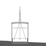Moderní kaple z přírodních materiálů inspirovaná středověkým stavitelstvím. Zdroj: MgA. Jan Říčný, ateliér RCNKSK