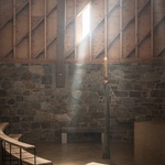 Moderní kaple z přírodních materiálů inspirovaná středověkým stavitelstvím. Foto: MgA. Ondřej Bouška, Salon dřevostaveb
