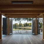„Jablonecké moře“ má novou tvář: architekti vytvořili pavilony, které splynou s krajinou. Foto: Petr Polák, Salon dřevostaveb