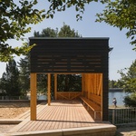 „Jablonecké moře“ má novou tvář: architekti vytvořili pavilony, které splynou s krajinou. Foto: Petr Polák, Salon dřevostaveb