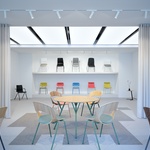 Showroom LD Seating s prémiovým nábytkem v Praze po rekonstrukci. Zdroj: LD Seating