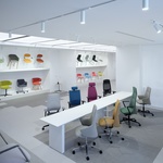 Showroom LD Seating s prémiovým nábytkem v Praze po rekonstrukci. Zdroj: LD Seating