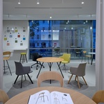 Showroom LD Seating s prémiovým nábytkem v Praze po rekonstrukci. Zdroj: LD Seating