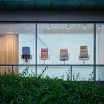 Showroom LD Seating s prémiovým nábytkem v Praze po rekonstrukci. Zdroj: LD Seating