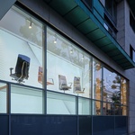 Showroom LD Seating s prémiovým nábytkem v Praze po rekonstrukci. Zdroj: LD Seating