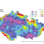Sněhová mapa ČR. Zdroj: SATJAM s.r.o.