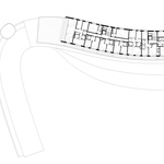 Půdorys 6.NP. Zdroj: STUDIO ARCHITEKTI DRNH