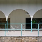 Pohled jižní, sauna. Foto: BoysPlayNice Pohled jižní, sauna. Foto: BoysPlayNice