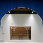 Pohled jižní, sauna. Foto: BoysPlayNice Pohled jižní, sauna. Foto: BoysPlayNice