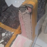 Obr. 4 Výplň dutin a tmelení dutin