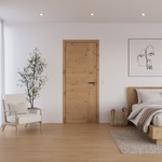 Bezfalcové dveře SAPELI TENGA, dýha Dub sukatý, zárubeň NORMAL, klika Minimal. Zdroj: SAPELI Bezfalcové dveře SAPELI TENGA, dýha Dub sukatý, zárubeň NORMAL, klika Minimal. Zdroj: SAPELI