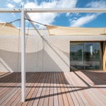 Střešní prostory s plachtami. Foto: Pavel Barták