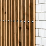 Detail fasády. Foto: Pavel Barták