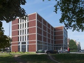 Nová budova zlínského kampusu. Zdroj: Metrostav