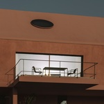 Architekti z extrastudio navrhli radikálně jednoduchý tvar, který by kombinoval prvky používané v historických místních budovách způsobem, který je možný pouze v současnosti. Vypadá jako jednoduše načrtnutý obrys. Foto: Clemens Poloczek