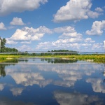 Cyklostezka Bečva - k.ú. Černotín, k.ú. Ústí. Zdroj: ČKAIT