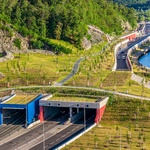 Silniční galerie velký městský okruh Brno. Zdroj: ČKAIT