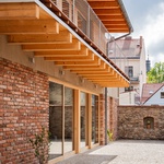 Průhled atriem od průjezdu. Foto: Radek Úlehla