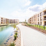 Rezidenční projekty většího rozsahu, 3. místo: Rezidence Na Mariánské cestě. Zdroj: DOMOPLAN