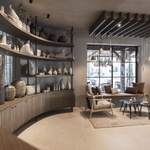 Alpská stodola, která je hotelem, dílnou, prodejnou i degustačním salónkem. Foto: Alex Filz