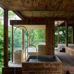 Pohled jihovýchodní na saunu. Foto: Radek Úlehla