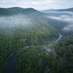 Letecký pohled od jihovýchodu. Foto: Radek Úlehla