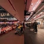 Reálný průhled halou z komunikace. Foto: Fabrice Fouillet, Lukáš Kenji Vrábel, Pavel Barták, Skyworker Reálný průhled halou z komunikace. Foto: Fabrice Fouillet, Lukáš Kenji Vrábel, Pavel Barták, Skyworker