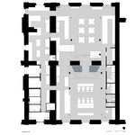 Půdorys přízemí. Zdroj: STUDIO 20–20–ARCHITEKTI Půdorys přízemí. Zdroj: STUDIO 20–20–ARCHITEKTI