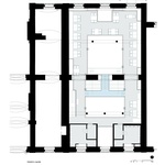 Půdorys druhé galerie. Zdroj: STUDIO 20–20–ARCHITEKTI Půdorys druhé galerie. Zdroj: STUDIO 20–20–ARCHITEKTI