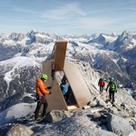 Alpský bivak: Digitálně navržený, digitálně vyrobený. Zjeví se, jen když je potřeba pomoci. Foto: Carlo Ratti Associati