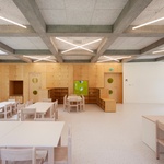 Část s pracovnou a jídelnou. Foto: Ondřej Tylčer