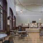 Secesní architektura Josefa Fanty a modernizace nádražní budovy v Praze. Zdroj: Správa železnic, DigiTry Art Technologies