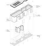 Axonometrie Zdroj: Studio ODA Architects, Coral Architects