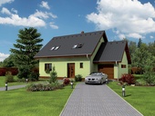 Projekt RD Lyra Plus - vhodný pro rovinatý až mírně svažitý pozemek