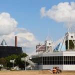 Výstaviště (Křižíkovy pavilony, Pyramida, Spirála). Foto: Radek Šrettr Úlehla