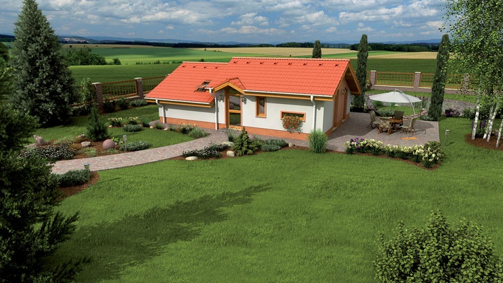 Projekt RD Bungalow 14 - vlastní bydlení za skvělou cenu