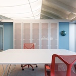 Kancelářská místnost přízemí. Foto: Alex Shoots Buildings