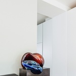 Detail umění v obývacím pokoji 1.NP. Foto: Petr Polák