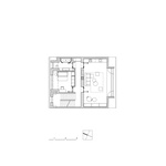 Půdorys 2.NP. Zdroj: STUDIO MIMOSA ARCHITEKTI