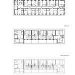 Půdorysy 3.NP, podkroví, galerie podkroví. Zdroj: Studio Atrium Architekti