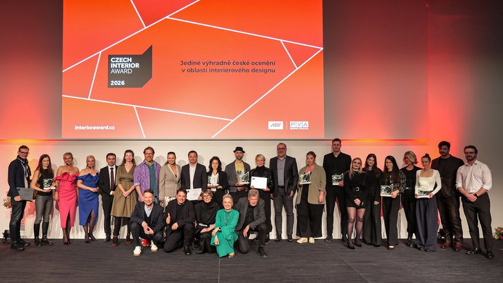 Slavnostní vyhlášení CZECH INTERIOR AWARD proběhlo v&nbsp;rámci galavečeru veletrhu FOR INTERIOR & DESIGN v&nbsp;Kongresovém sále PVA EXPO PRAHA. Zdroj: ABF, a.s.