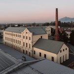 Pohled východní letecký. Foto: Jakub Čaprnka