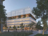 Vizualizace vítězného návrhu budovy VŠCHT. Zdroj: Mangoshake