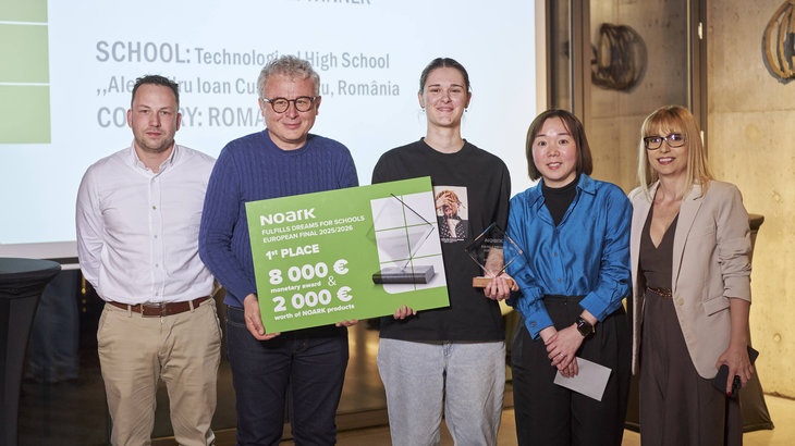 Pátý ročník soutěže Noark plní sny školám vyhrál rumunský tým. Zdroj: NOARK Electric Europe s.r.o. Pátý ročník soutěže Noark plní sny školám vyhrál rumunský tým. Zdroj: NOARK Electric Europe s.r.o.