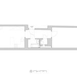 Byt Praha Karlín – původní půdorys. Zdroj: BekArch