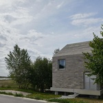 Kaskádový dům na hrázi. Novostavba, která se uměla usadit. Foto: MWA Hart Nibbrig