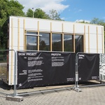 Ing. arch. David Průša;  Platforma architekti, při představování BIOM Module (foto ESTAV)